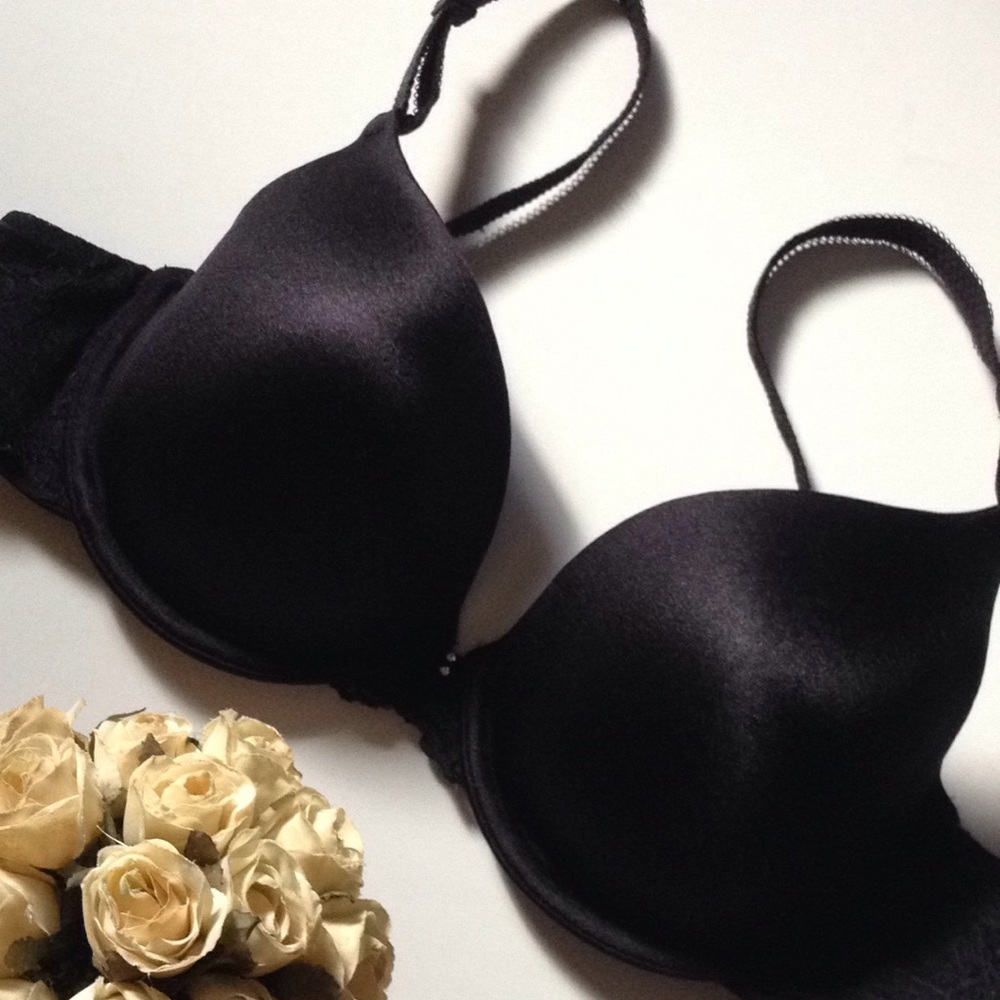 Maidenform Black Lace Trim Bra in 36C
